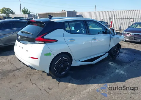 2023 Nissan Leaf Sv Plus 60 Kwh из США, поврежденный, VIN 1N4CZ1CV1PC553593